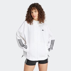 adidas 阿迪达斯 宽松运动健身连帽夹克外套女装adidas阿迪达斯官方outlets