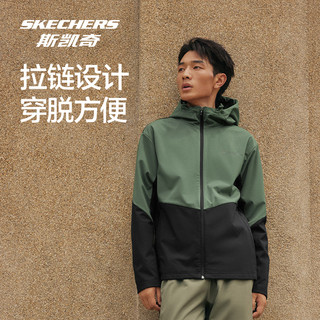 SKECHERS 斯凯奇 男款连帽夹克 P423M117-191215