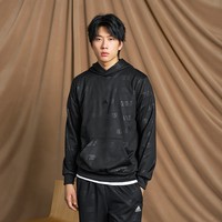 adidas 阿迪达斯 简约加绒连帽卫衣套头衫男装adidas阿迪达斯官方轻运动IJ6435