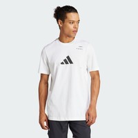 adidas 阿迪达斯 印花网球运动上衣短袖T恤男装夏季adidas阿迪达斯官方outlets