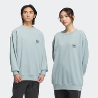 adidas 阿迪达斯 情侣简约休闲圆领套头卫衣男女adidas阿迪达斯官方outlets轻运动