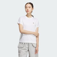 adidas 阿迪达斯 休闲简约宽松上衣短袖T恤女夏季adidas阿迪达斯官方outlets轻运动