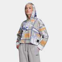 adidas 阿迪达斯 运动连帽长袖卫衣套头衫女装adidas阿迪达斯官方outlets三叶草