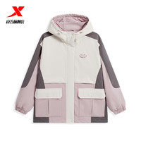 XTEP 特步 女连帽外套官方冬新款防风保暖棉服户外厚茄克977428170265