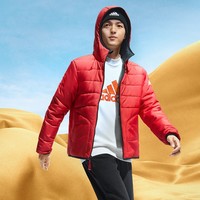 adidas 阿迪达斯 休闲保暖双面穿户外棉服男装adidas阿迪达斯outlets轻运动