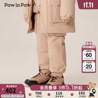 Paw in Paw PawinPaw卡通小熊童装2024年秋冬男女童羽绒裤 Beige米色/35 140cm