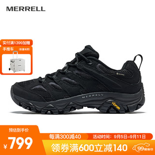 迈乐（Merrell）运动户外鞋靴男女款MOAB 3 SYN GTX防水徒步鞋耐磨防滑减震登山鞋 J500239黑色 男款 41