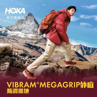 HOKA ONE ONE【李现同款】男女款卡哈2中帮徒步鞋KAHA 2GTX防水版 铁锈红/牛津黄-男 41