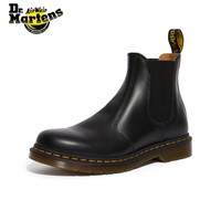 马丁（马汀博士 Dr.Martens）春夏2976 YS 新中式黄线光面皮黑色男女款切尔西靴 黑色 43