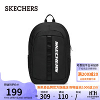 SKECHERS 斯凯奇 成毅2024年大容量双肩背包男女书包学生运动L124U001