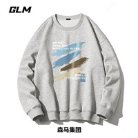 GLM 男士秋季圆领宽松卫衣