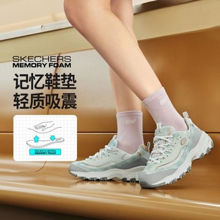 SKECHERS 斯凯奇 D'Lites 女子休闲运动鞋 149251/LBMT 蓝青 39