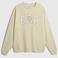 Gap 盖璞 男女装秋冬季碳素软磨抓绒情侣卫衣760421