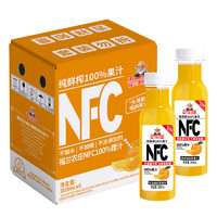 88VIP：Farmerland 福兰农庄 NFC橙汁鲜榨果汁300ml*6瓶（买2赠1箱200ml*10盒）