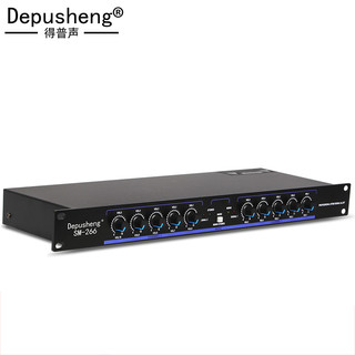 depusheng SM266音频信号分配器音频器10路卡农分信器舞台演出会议接多台功放