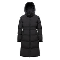 SNOWFLYING 雪中飞 高峰滑雪系列 女士长款羽绒服 X10140698 黑色 160