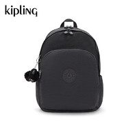 kipling 凯普林 女2024秋冬小饱包14寸电脑包双肩包|DELIA系列 M-黑皮诺色