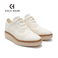 88VIP：COLE HAAN 歌涵 女鞋牛津鞋 24年春夏厚底透气针织网面鞋女W30261