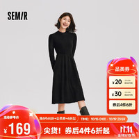 Semir 森马 女士中长款修身连衣裙 109724114001