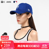 NEW ERA 纽亦华 x SMFK x MLB联名棒球帽情侣刺绣可调节遮阳弯檐帽鸭舌帽 13429785-蓝色 OSFM