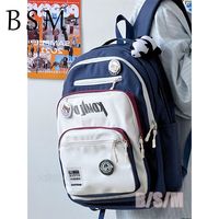 百亿补贴：BEN SHERMAN BSM美式复古工装风多隔层书包高中学生大容量双肩包旅行背包男