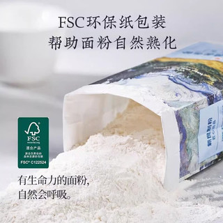 新良大师高筋面粉 美国硬红黑全麦粉 烘焙 日式吐司面包粉低脂1kg 大师系列 硬红全麦粉1kg*1袋