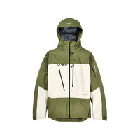 BURTON 伯顿 AK457系列 Gore-tex Pro 3l 中性滑雪服 23303101-300 狼灰绿/骨白色 XXL