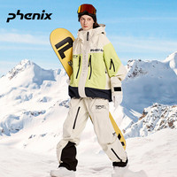 Phenix SP27系列 FW23 3L 全压胶连帽中性滑雪服 PCHU2OT09 闪耀绿 中国限定配色 M