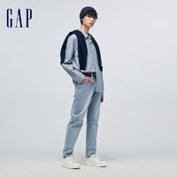 Gap 盖璞 男士休闲宽松翻领长袖衬衫 891052