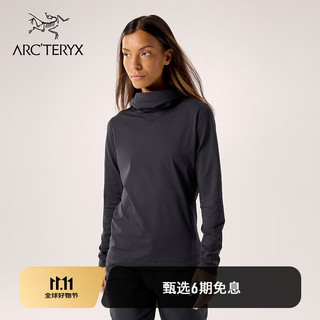 ARC'TERYX 始祖鸟 ARC’TERYX始祖鸟 RHO HOODY 透气 女子 速干长袖T恤 BLACK/黑色 S