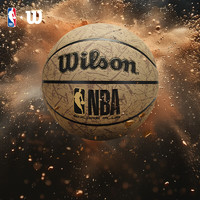 Wilson 威尔胜 NBA ENCORE PLUS 防尘皮革暗纹配色 室内外成人比赛7号篮球