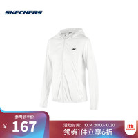 SKECHERS 斯凯奇 女子梭织连帽外套外套P223W081-0019 P223W081-0019 S