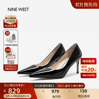 NINE WEST 玖熙 经典牛漆皮高跟鞋 NF301039FK