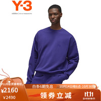 Y-3 y3FL CREW SWEAT男女同款卫衣圆领套头衫51-JD9801卫衣 紫色 L