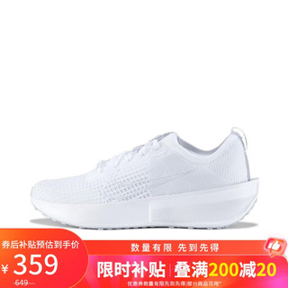 移动端、京东百亿补贴：NIKE 耐克 男子跑步鞋NIKE INTERACT RUN运动鞋FD2291-104白44码