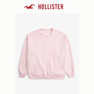 HOLLISTER24秋冬美式小海鸥落肩袖抓绒宽松卫衣女KI352-4218 粉色 S (165/88A)