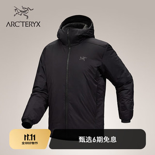 ARC'TERYX 始祖鸟 ARCTERYX始祖鸟 ATOM HEAVYWEIGHT HOODY 防风 男子 保暖棉服 BLACK/黑色 L