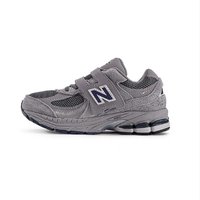 new balance nb童鞋 4-7岁男女儿童网面格雷系灰运动鞋2002R