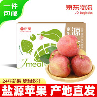 京觅京觅四川盐源丑苹果 净重8斤  15-18个 生鲜水果 源头直发 