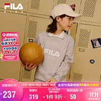 FILA 斐乐 童装儿童卫衣2024冬季男女小童套头卫衣