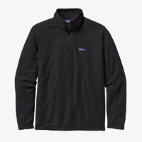 Patagonia 巴塔哥尼亚 男士Micro D 户外休闲轻便保暖抓绒半拉链套头衫巴塔哥26176 BLK L