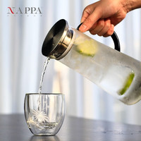 NAPPA 高硼硅玻璃水壶凉水壶冷水壶 家用高档大容量JOY系列  JOY单壶 透明款