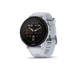 GARMIN 佳明 Forerunner955 智能GPS跑步手表 长续航 内置彩色显示屏 专为铁人三项运动员设计 白石色