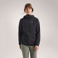 ARC'TERYX 始祖鸟 ARC’TERYX）风壳 SQUAMISH HOODY 轻量透气皮肤风衣女子防风夹克 Black/黑色 XS