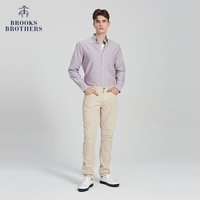 Brooks Brothers 男士纯棉美式经典长袖休闲扣结领衬衫