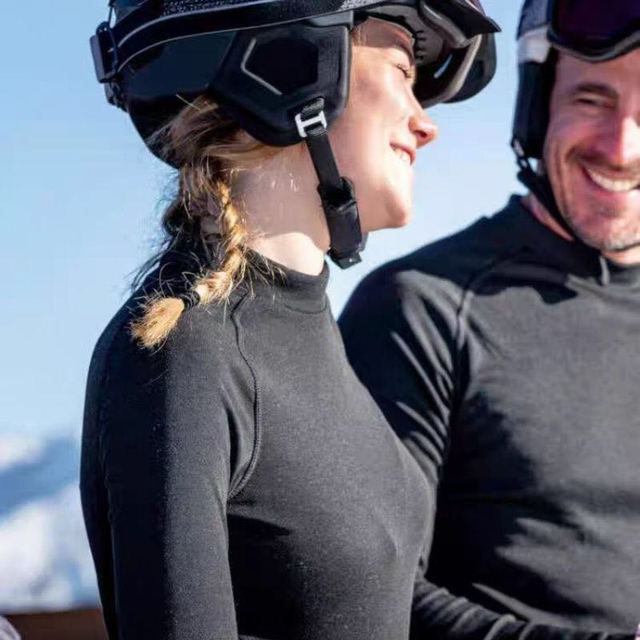 DECATHLON 迪卡侬 保暖内衣男士秋衣秋裤女套装速干跑步滑雪运动加绒加厚OVW1