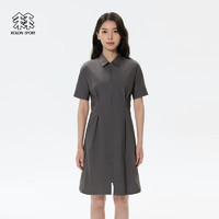 KOLON SPORT 女款城市轻户外休闲夏季衬衫式连衣裙