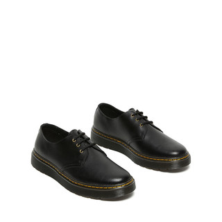 Dr.Martens 马丁（DR.MARTENS）Zavala Lo男女秋舒适百搭轻量软皮黑色薄底女单鞋 黑色