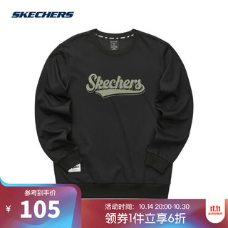 SKECHERS 斯凯奇 中性针织套头卫衣 L323U075-0018