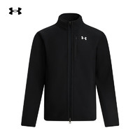 安德玛 UNDERARMOUR）秋冬BF男子保暖休闲运动外套1389308 黑色001 XXL